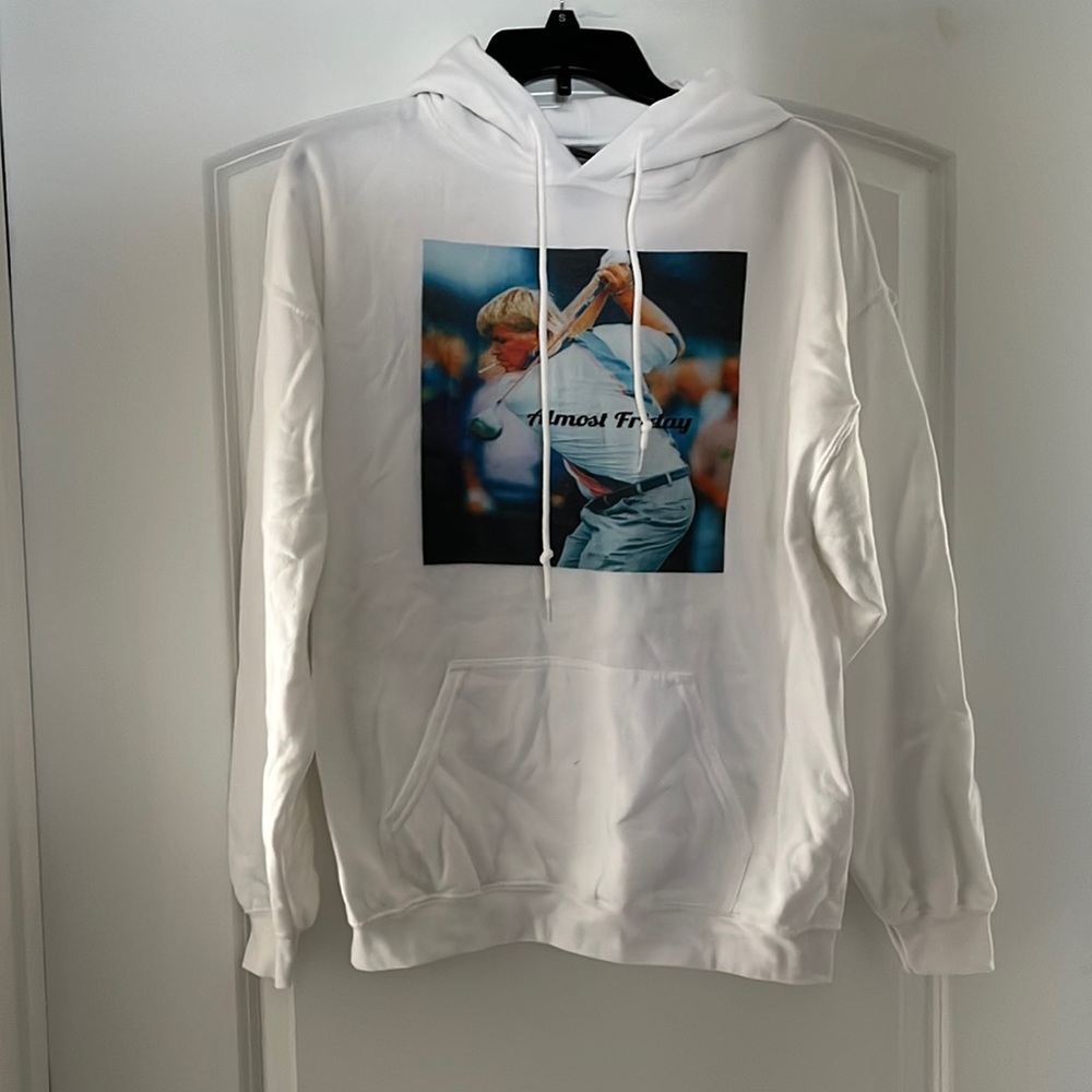 John Daly FRIDAY Beers Golf Hoodie Size Medium